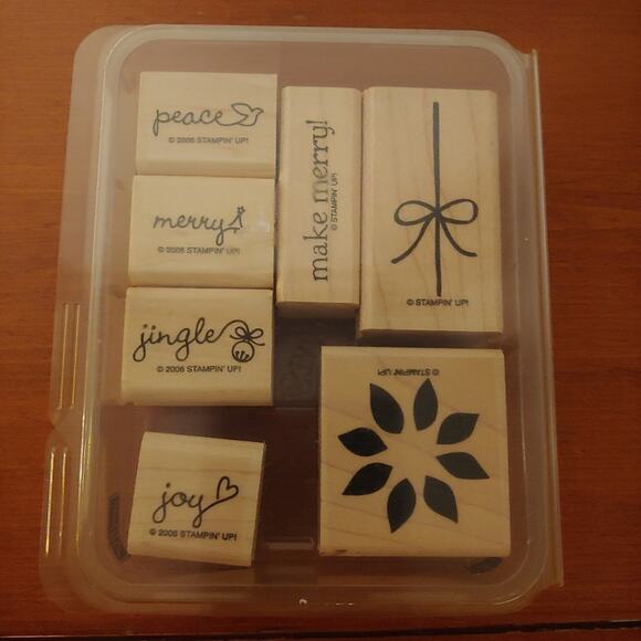 Stampin' UP! Holiday Themed Words Stamp Set - Picture 2 of 4